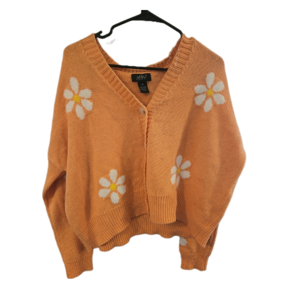 Just Polly M Orange Cardigan